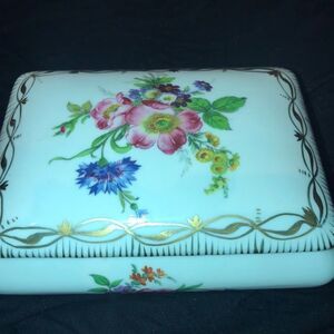 Floral Limoges Jewelry Box